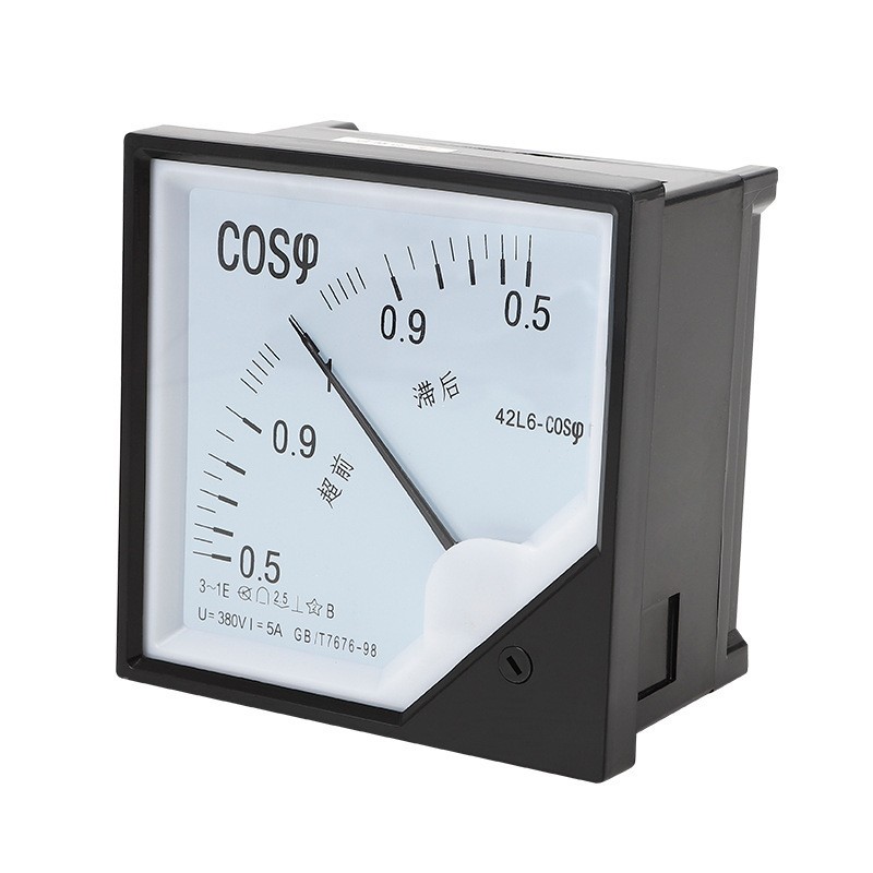 指针式三相交流功率因数表 42L6-COS指针式电流测量表功因表图3