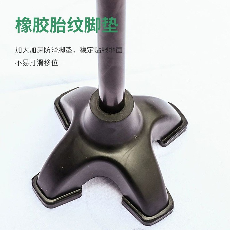 老年人脚套配件拐棍橡胶防滑耐磨加厚四脚脚垫来图定制防滑升级图4