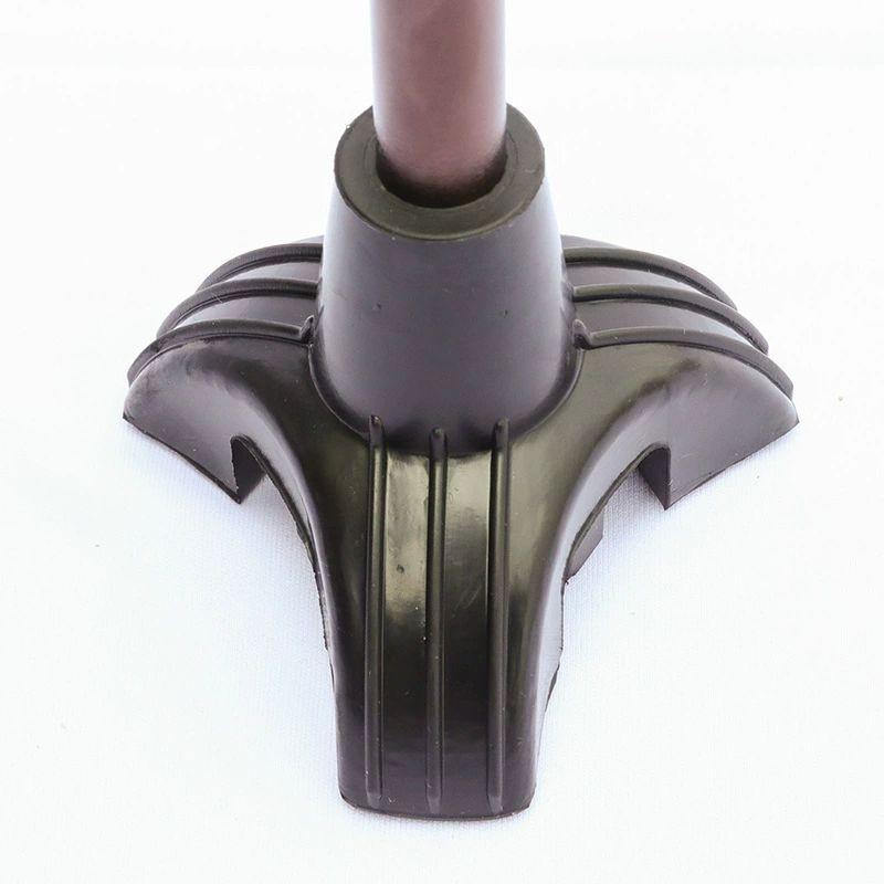 老年人脚套配件拐棍橡胶防滑耐磨加厚四脚脚垫来图定制防滑升级图3