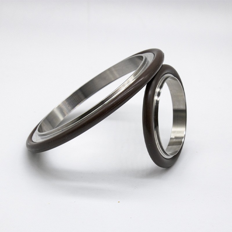 O型圈真空密封圈KF25 40 50中心支架氟胶圈304不锈钢ISO法兰垫o形图4