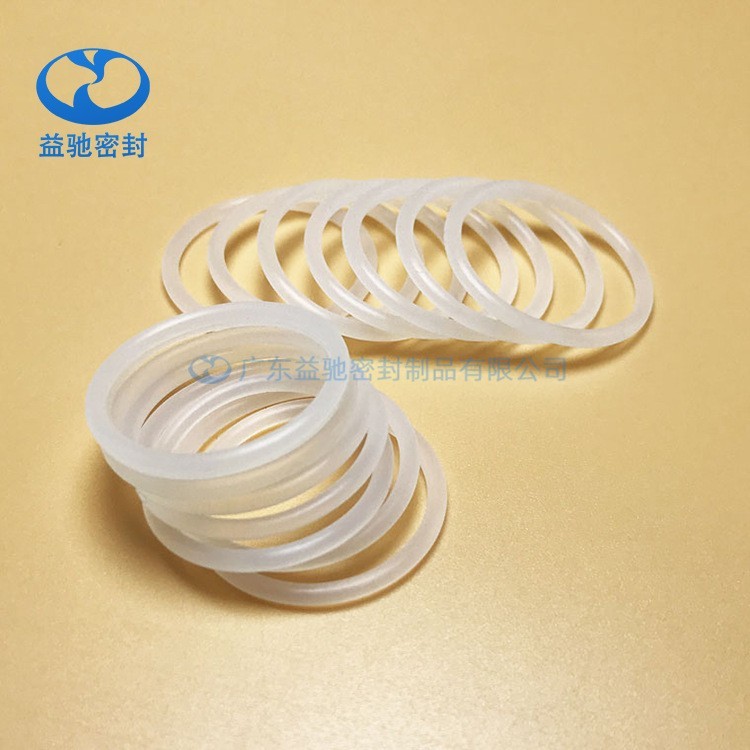 高弹力硅胶o形密封圈 耐高低温硅胶密封件 白色透明o型圈 密封圈图5