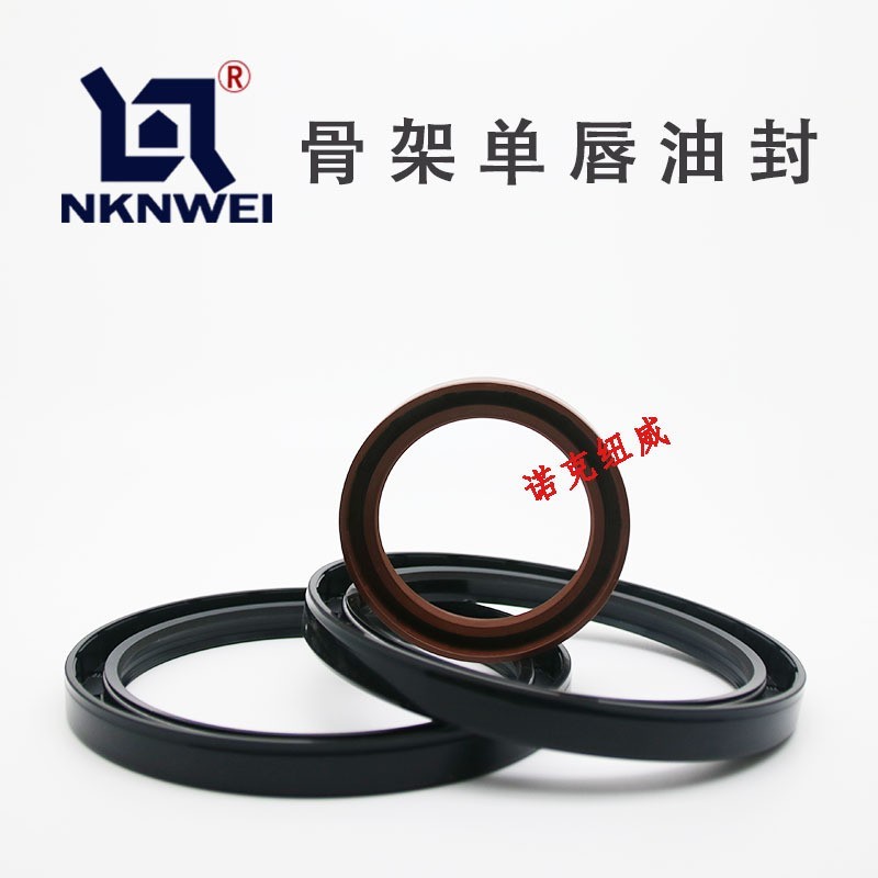 厂家机械密封件TC骨架油封 氟胶油封丁腈氟胶NBR+FKM骨架单唇油封图4