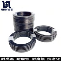 V型夹布组合密封圈 橡胶垫密封圈机械用夹布油封 橡胶夹布密封圈