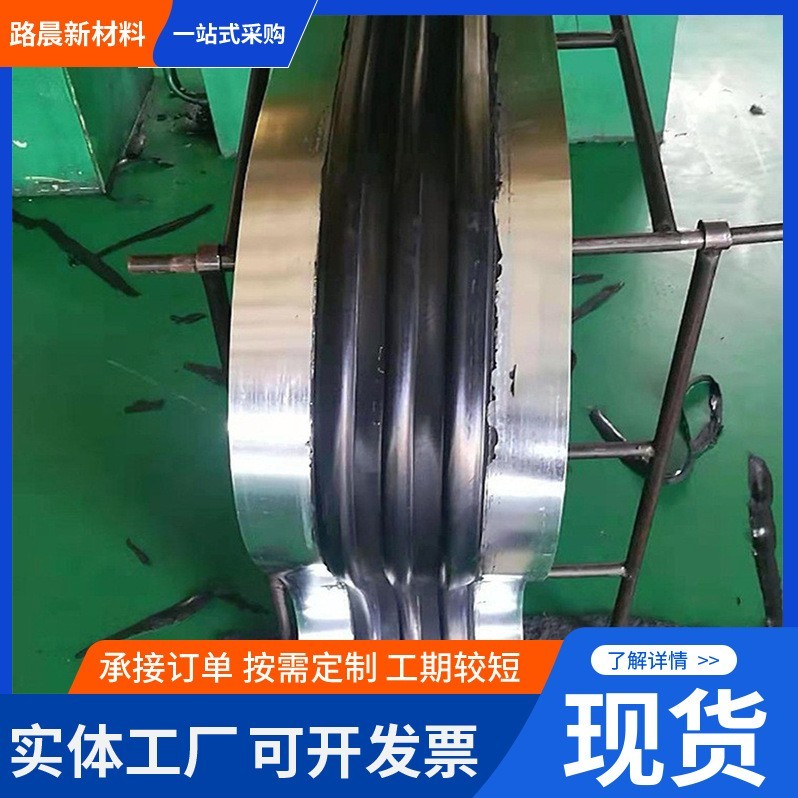 橡胶止水带钢边式350*10背贴式651型中埋式橡胶止水带厂家图2