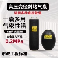 高压变径堵水气囊管道修复气囊闭水闭气污水管道封堵气囊0.1mpa