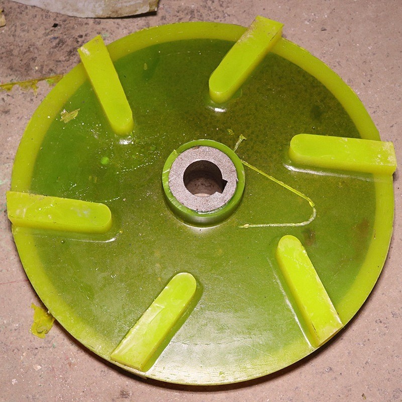 定制橡胶叶轮盖板厂家浮选机矿用转子砂石搅拌机聚氨酯叶轮盖板图4