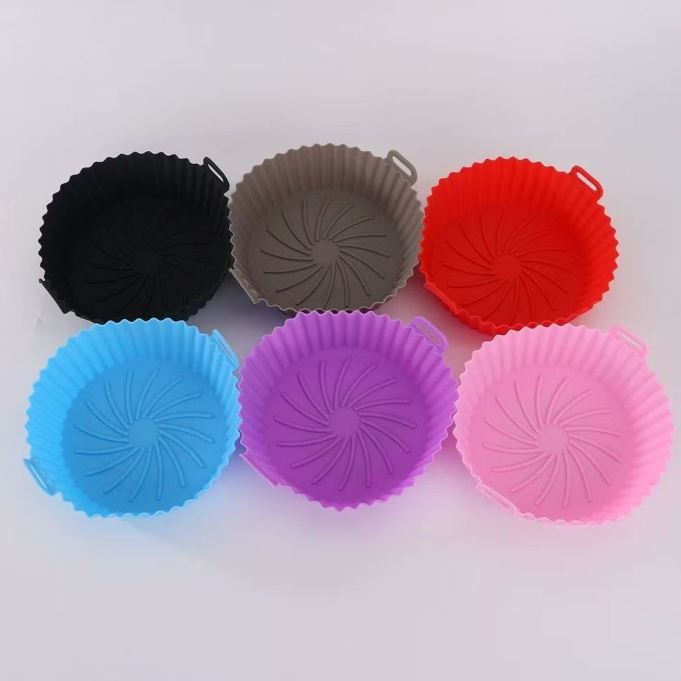 定制开模空气炸锅垫食品级硅胶烘焙烤垫家用炸锅烤盘空气炸锅专用图5