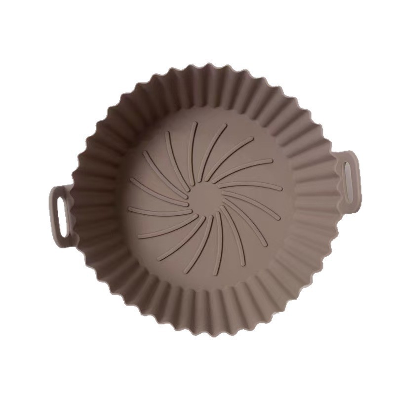 定制开模空气炸锅垫食品级硅胶烘焙烤垫家用炸锅烤盘空气炸锅专用图2