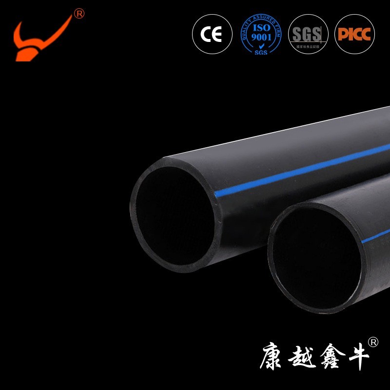 HDPE给水管自来水管工程排污管农田灌溉PE盘管黑色大口径管道图2