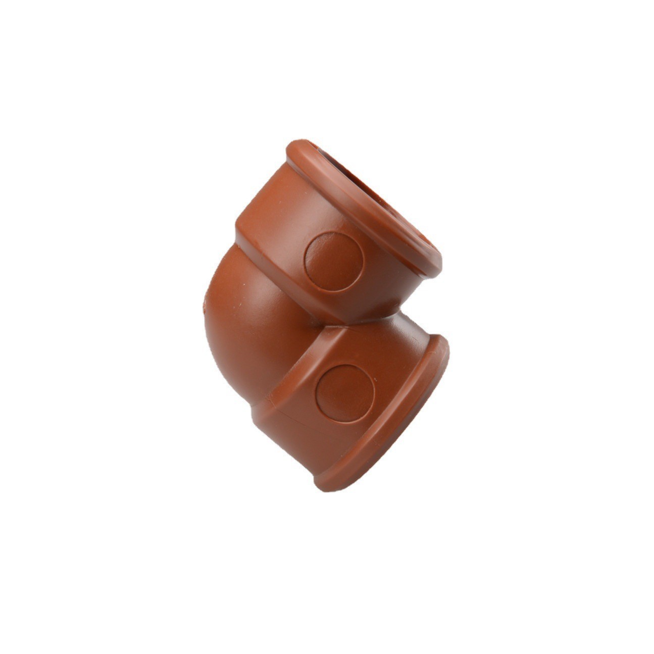 PPH红棕色螺纹管材管件塑料螺纹弯头 PPH管材PPH管件 PPH给水弯头图5