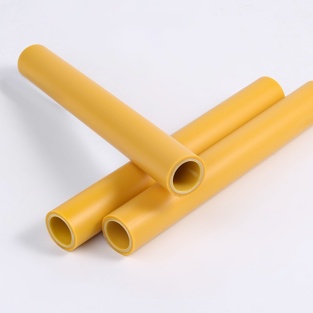 定制黄色ppr接头水管配件弯头直接工程热熔内外丝4分ppr管件三通图4