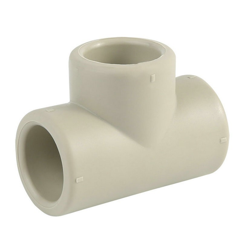 定制灰色等径三通弯头直接活接管卡家装工程热熔接头配件ppr管件图3