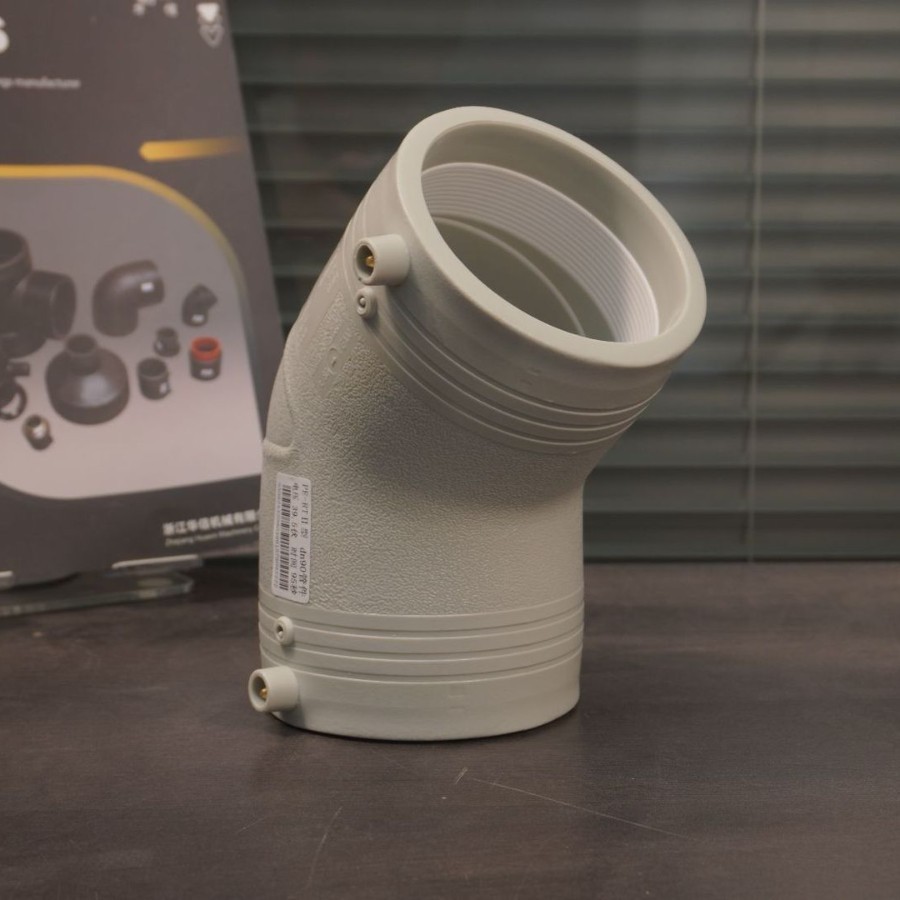 PERT电熔等径接头 生产厂家 管材配件 弯头45度 L90图4