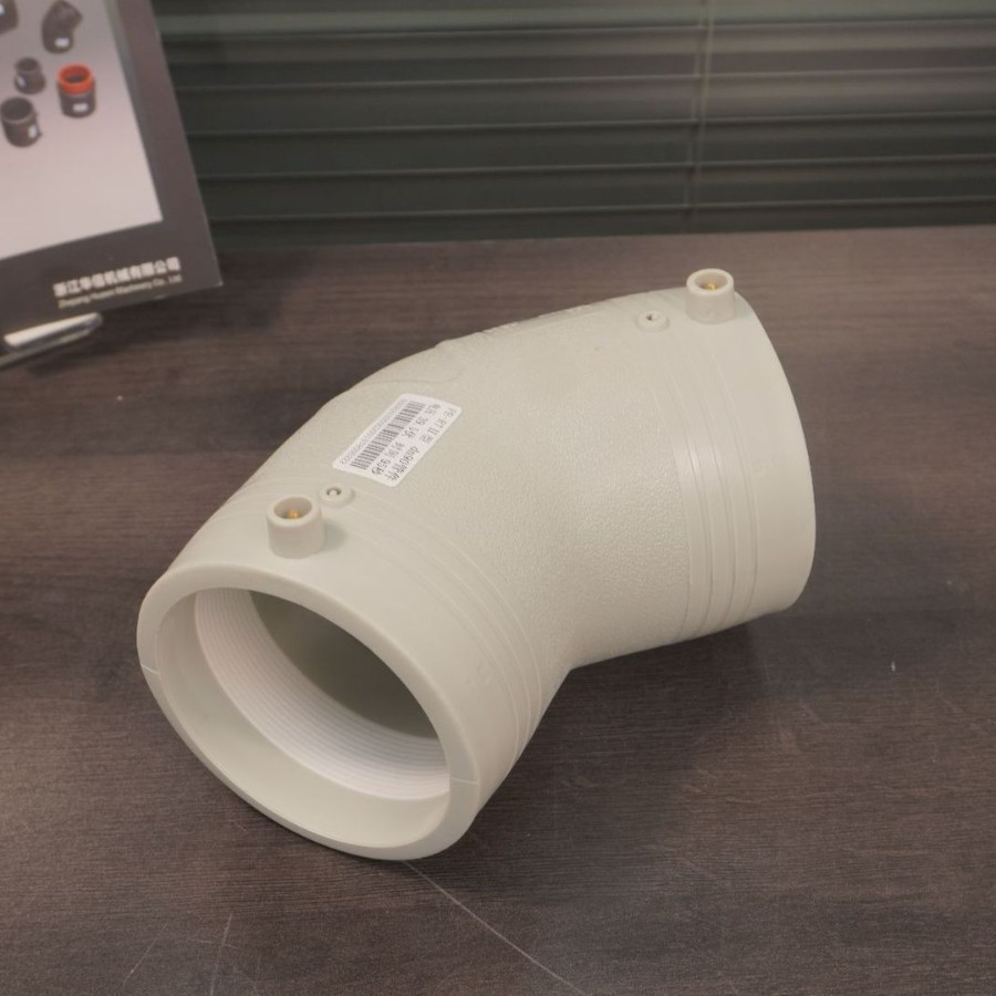 PERT电熔等径接头 生产厂家 管材配件 弯头45度 L90图3