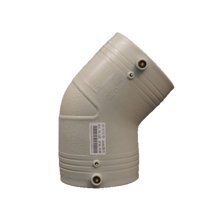 PERT电熔等径接头 生产厂家 管材配件 弯头45度 L90图5