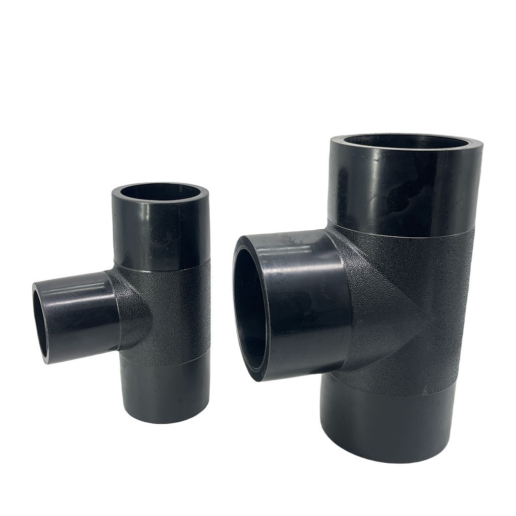 PE对接异径三通等径63热熔焊接200全新料给水管件自来水管升级管图4