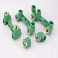 ppr水管大流量管件顺水Y型三通过桥四通S弯4分20六分25等电位内弯