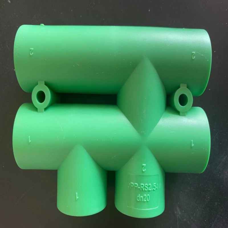 ppr水管大流量管件顺水Y型三通过桥四通S弯4分20六分25等电位内弯图4