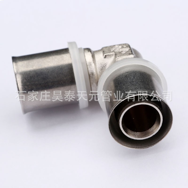 地暖管专用接头家用工程用 304不锈钢地暖接头直角弯头图2