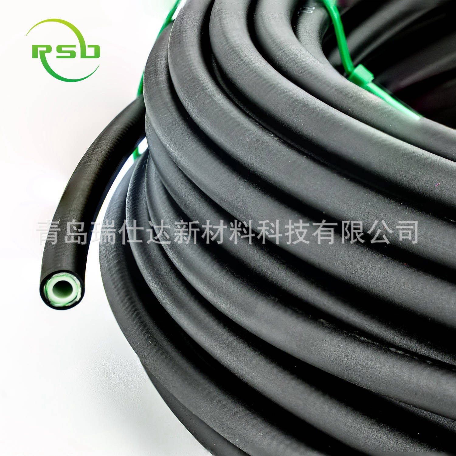 高压树脂管液压机械油管总成增强黄油树脂管扣押挖掘机高压油管件图2