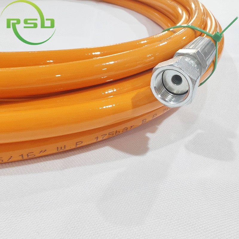 高压SAE100R7系列纤维增强树脂管 纤维增强液压油管 高压喷图3