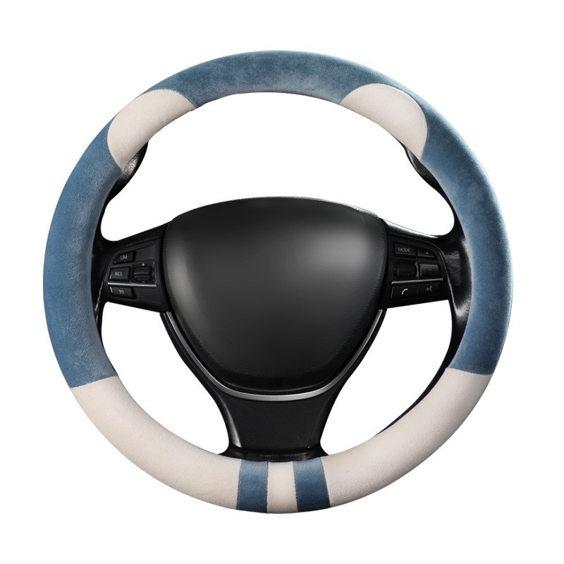 新款卡通汽车方向盘套 冬季短毛绒车把套 厂家直销通用防滑韩版圆图4