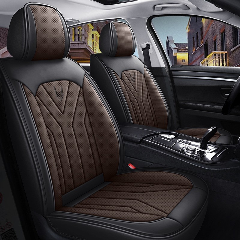 跨境汽车坐垫全包围座套坐套纳帕皮座垫冬季座椅套速卖通四季通用图4