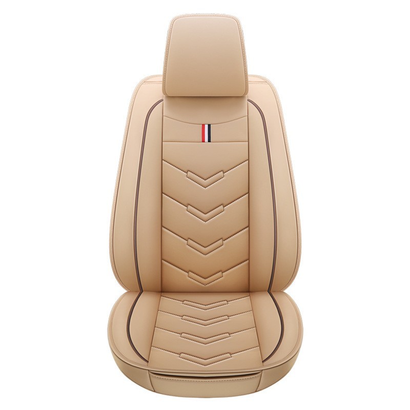 跨境外贸汽车坐垫四季通用全包围座垫纳帕皮座套冬季座套五座通用图5