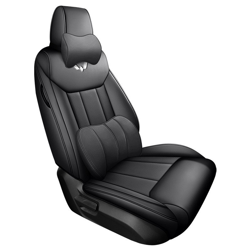 定作五菱佳辰纳帕皮七座专车专用汽车坐垫7座垫商务面包座套图5