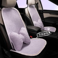 新款花边小香风汽车坐垫四季通用多件套单座双座原厂