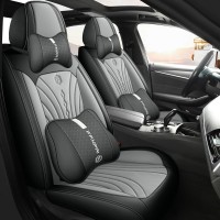 新款全包纳帕皮跨境五座汽车坐垫四季通用座椅套