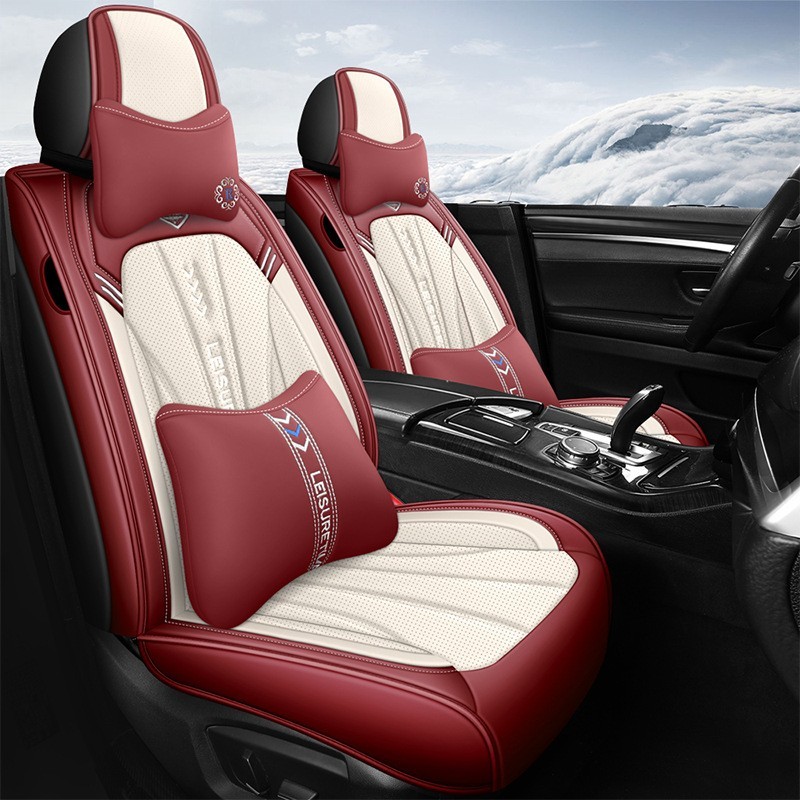 汽车坐垫跨境外贸全包围汽车座椅套汽车坐垫通用四季汽车座套通用图4