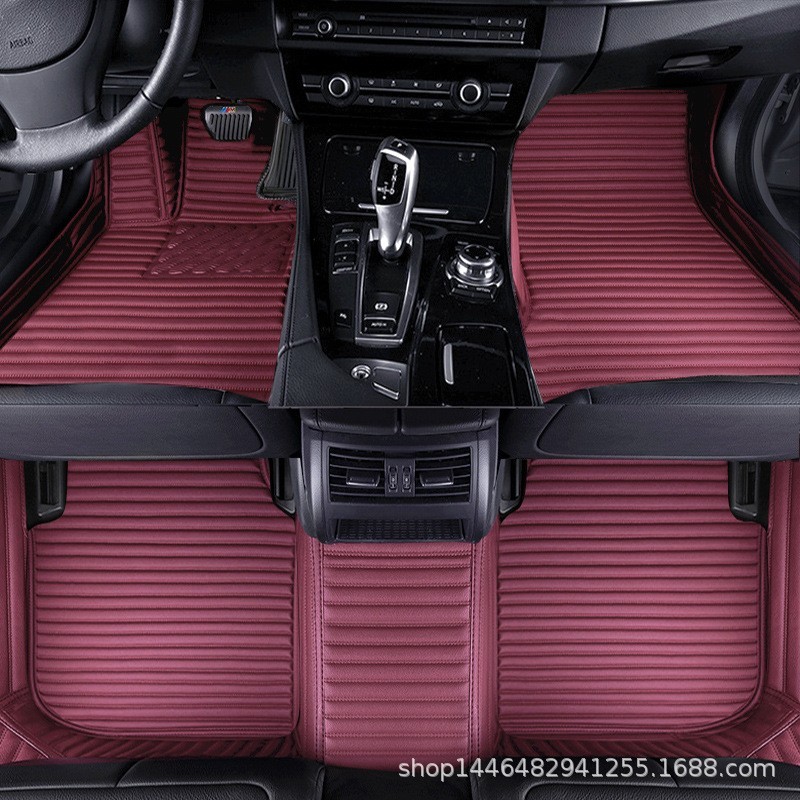 牛皮适用于奥迪A4LA6LQ5LA3LA5A7A8LQ2LQ3Q7Q8专用全包围汽车脚垫图4