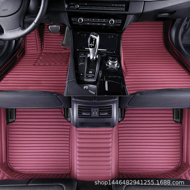 汽车脚垫专车定制原车乳胶再生皮保质保量图4