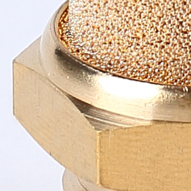 A型铜接头消声器 电磁阀消音降噪器 铜消音器图2