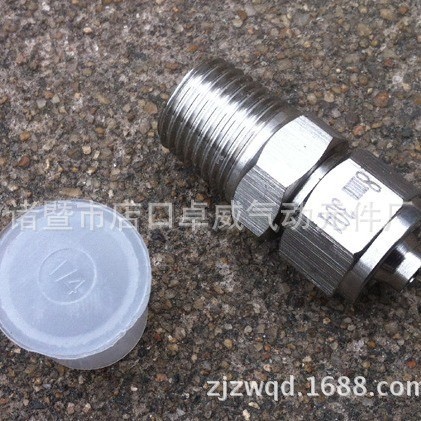 厂家定做 各式304不锈钢直通三通弯头接头 气管快速接头气动元件图4