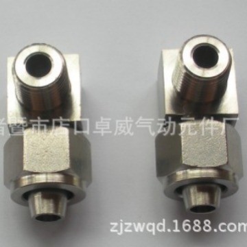 厂家定做 各式304不锈钢直通三通弯头接头 气管快速接头气动元件图3