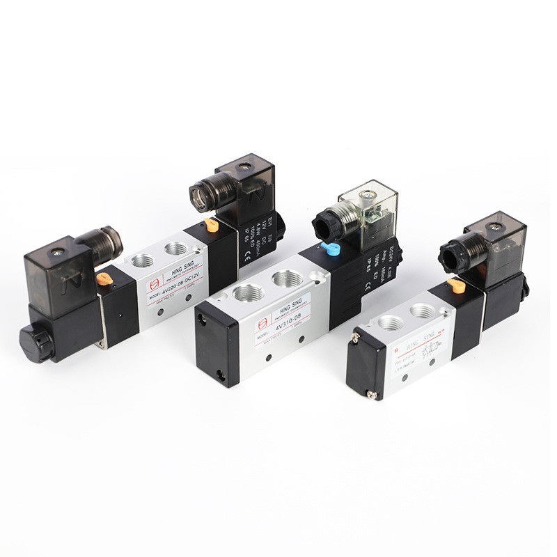 非标定制国产4V电磁阀气动控制元件 二位五通气动换向阀电子阀