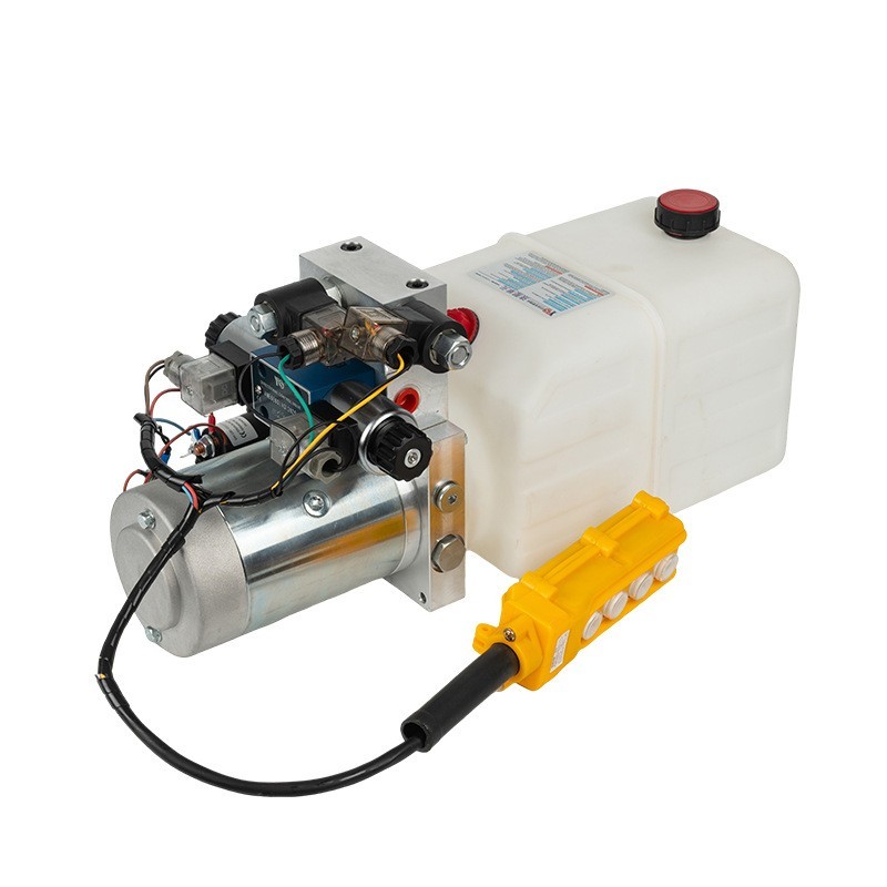 液压动力单元12V直流单双作用小型总成汽车尾板举升机自卸车泵站图5