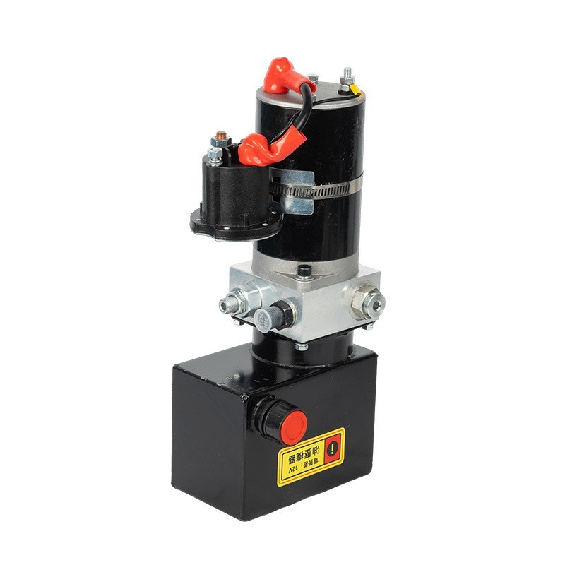 托盘车液压动力单元总成24V小型液压站直流单作用液压动力系统图5