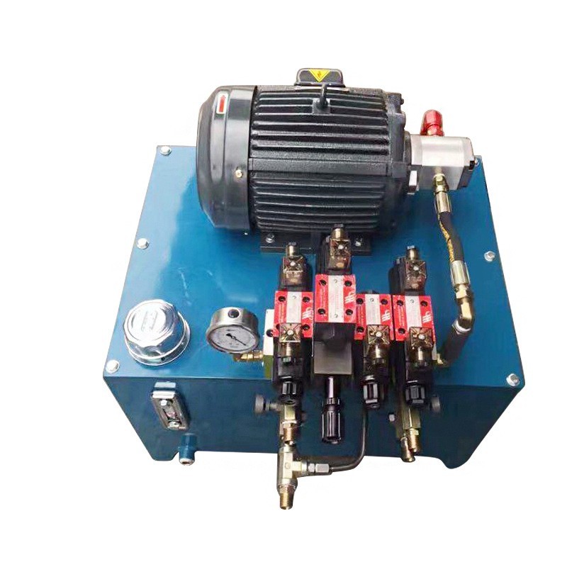 非标液压系统液压站小型多功能液压泵站电磁阀液压电动泵定制图5