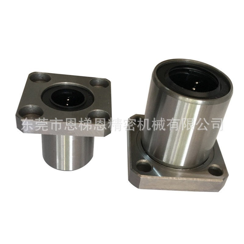 高精密LMK法兰直线运动轴承方形带座直线光轴滑动高精度传动图2