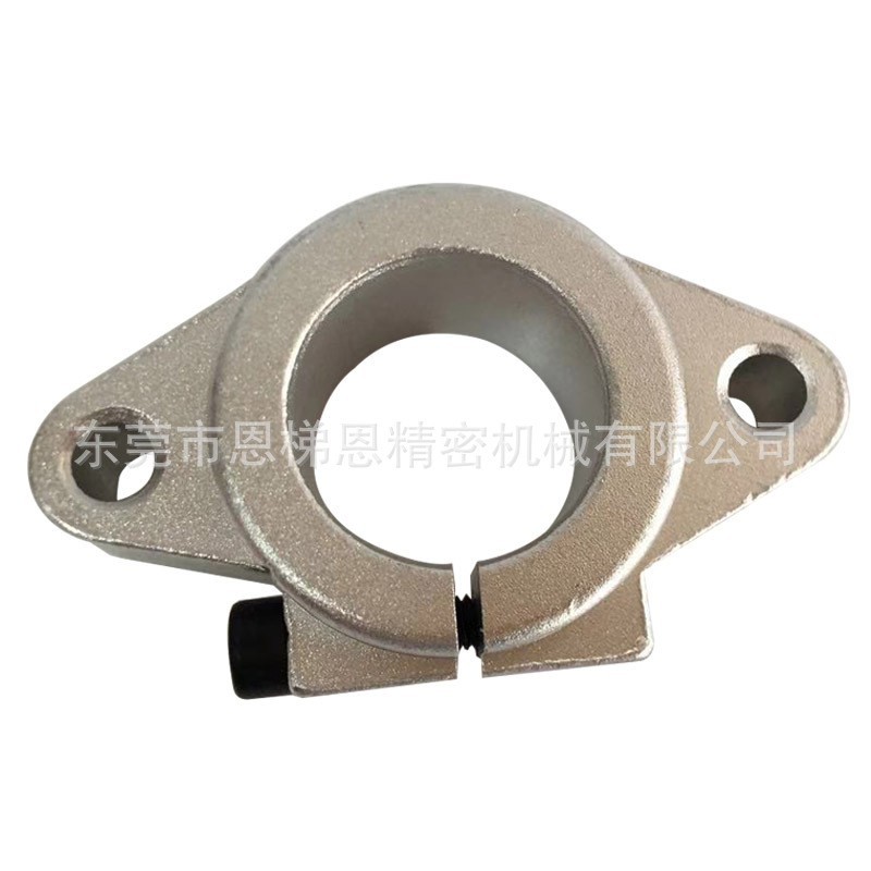 卧式支撑座SHF菱形滑动支架铝合金光轴固定座加工轴承座图2