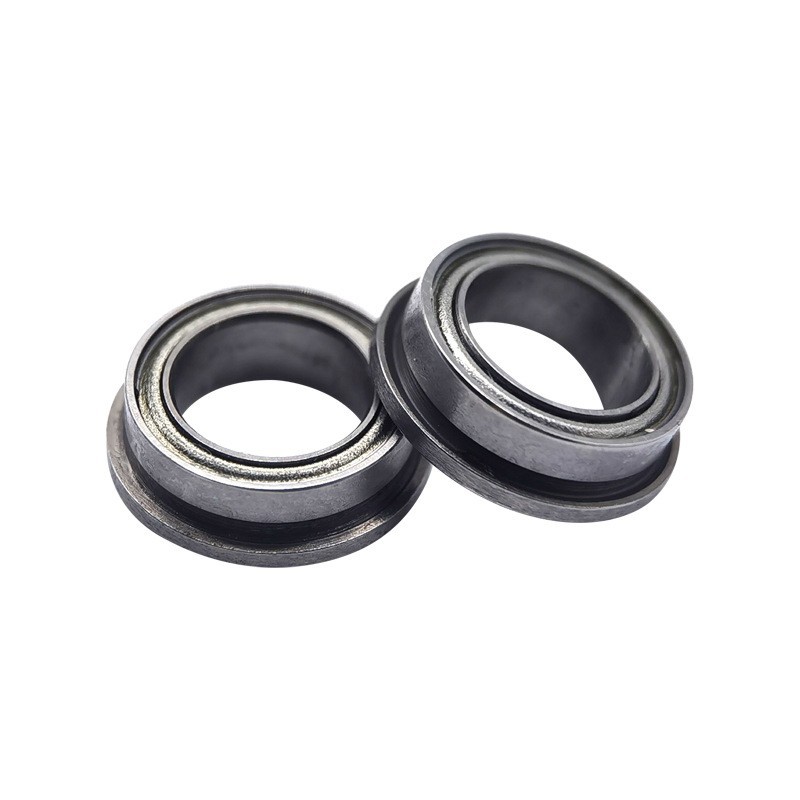 F6800ZZ法兰轴承10*19*5微型深沟球台阶挡边精密轴承法兰轴承图3