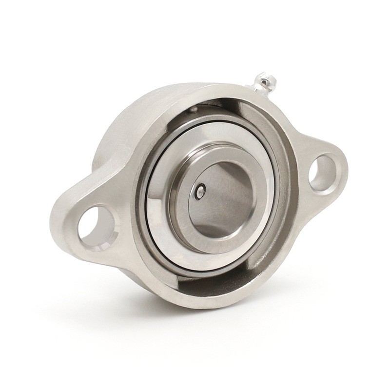 不锈钢带座轴承型号大全SUCLF204外球面菱形轴承座厂家货源图2