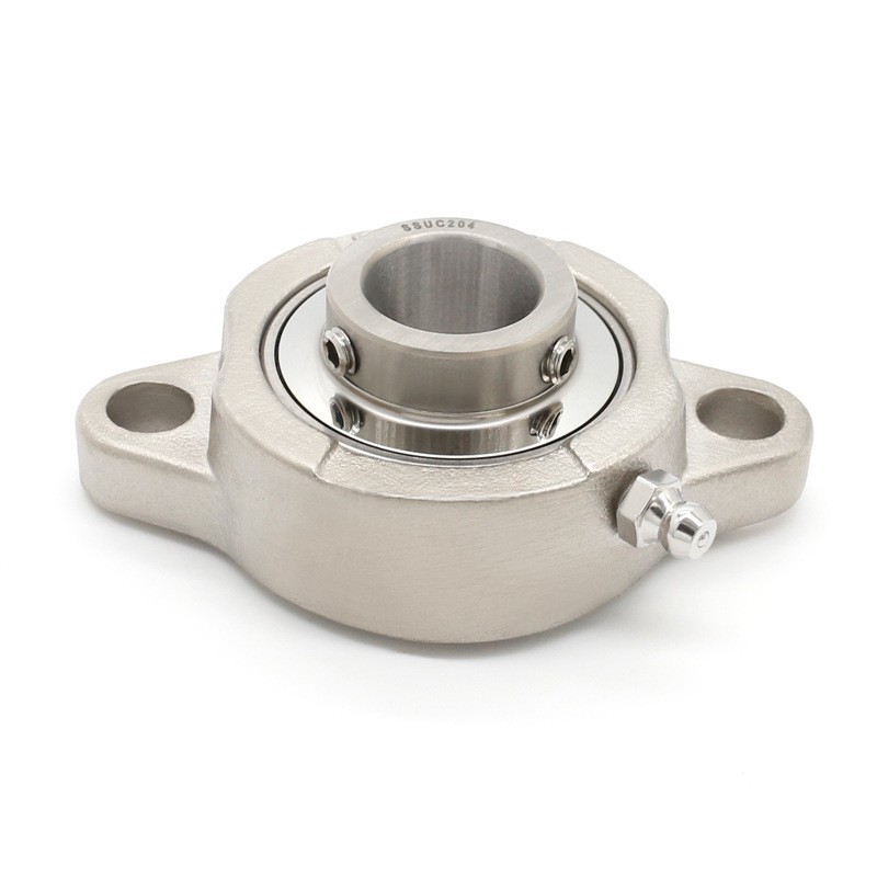 不锈钢带座轴承型号大全SUCLF204外球面菱形轴承座厂家货源图3