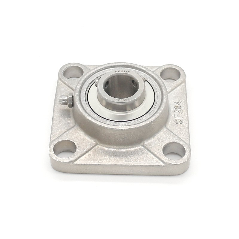 工厂专业生产SUCF不锈钢外球面球轴承机械加工方形带座轴承图5