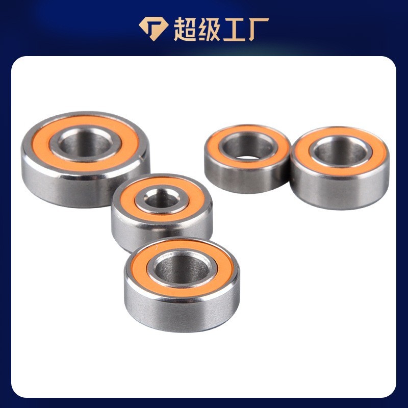 工厂定制不锈钢混合陶瓷球水滴轮渔具鱼线轮轴承S623C 带骚音轴承