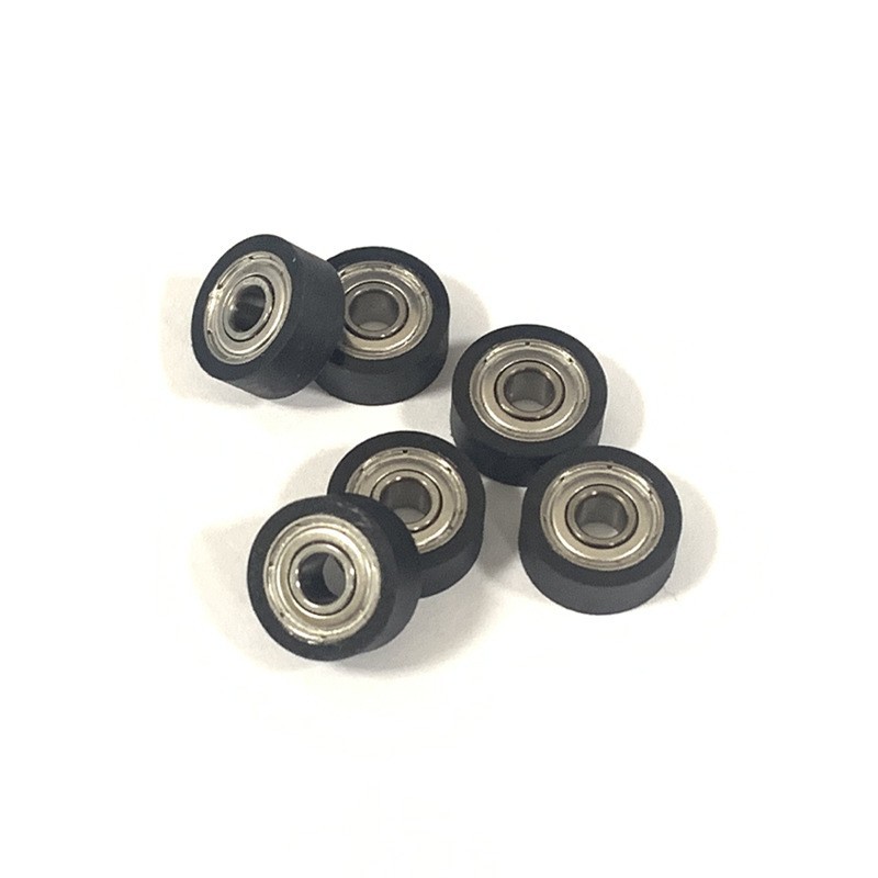 聚氨酯包胶静音轴承693微型轴承PU塑料导轨滑轮耐磨轴承图3