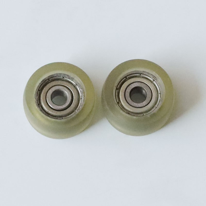 聚氨酯包胶轴承厂家滑轮TPU包塑呼啦圈轴承 静音 耐磨 防爆图5